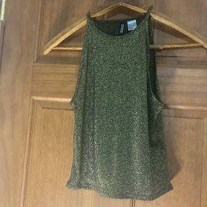 Small Gold Tank for Special Occasions H&M